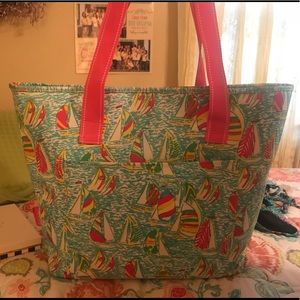 Lilly Pulitzer insulated tote bag